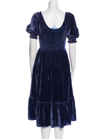 Hill House Home Scoop Neck Midi Length Dress