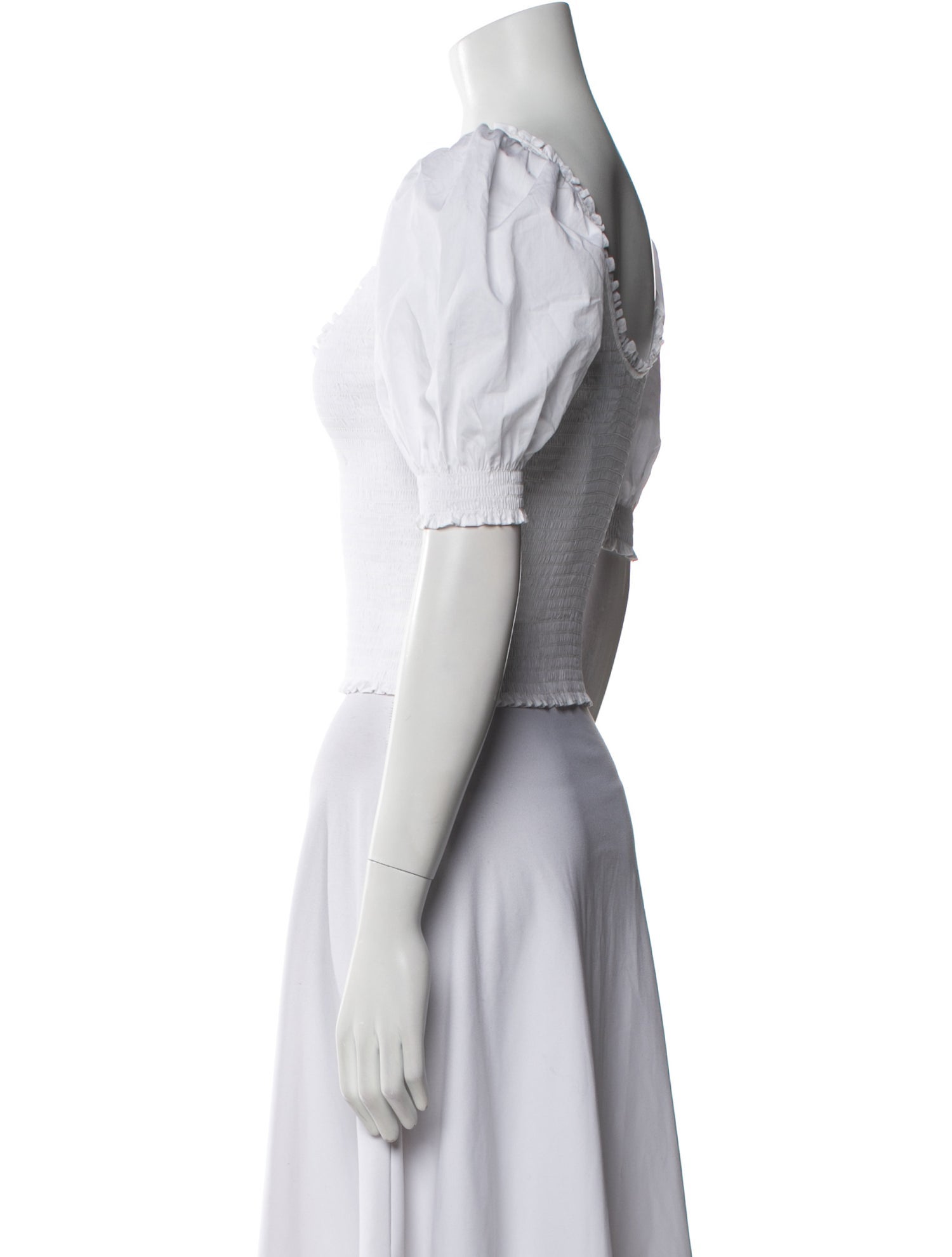 Hill House Home Scoop Neck Short Sleeve Crop Top