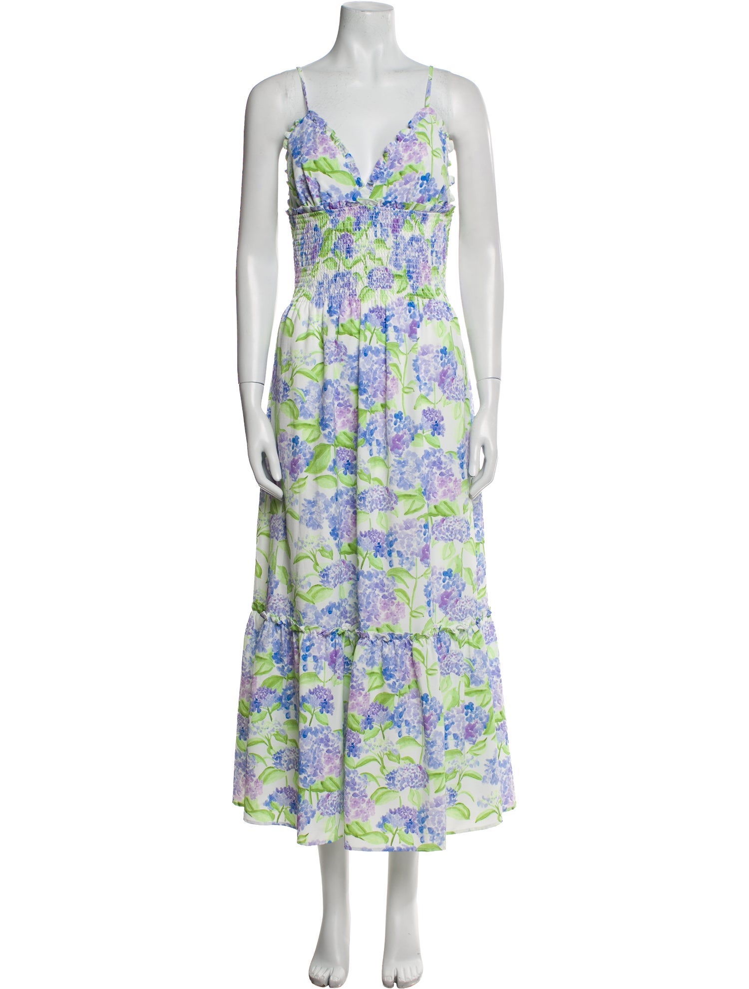 Hill House Home Floral Print Long Dress w/ Tags