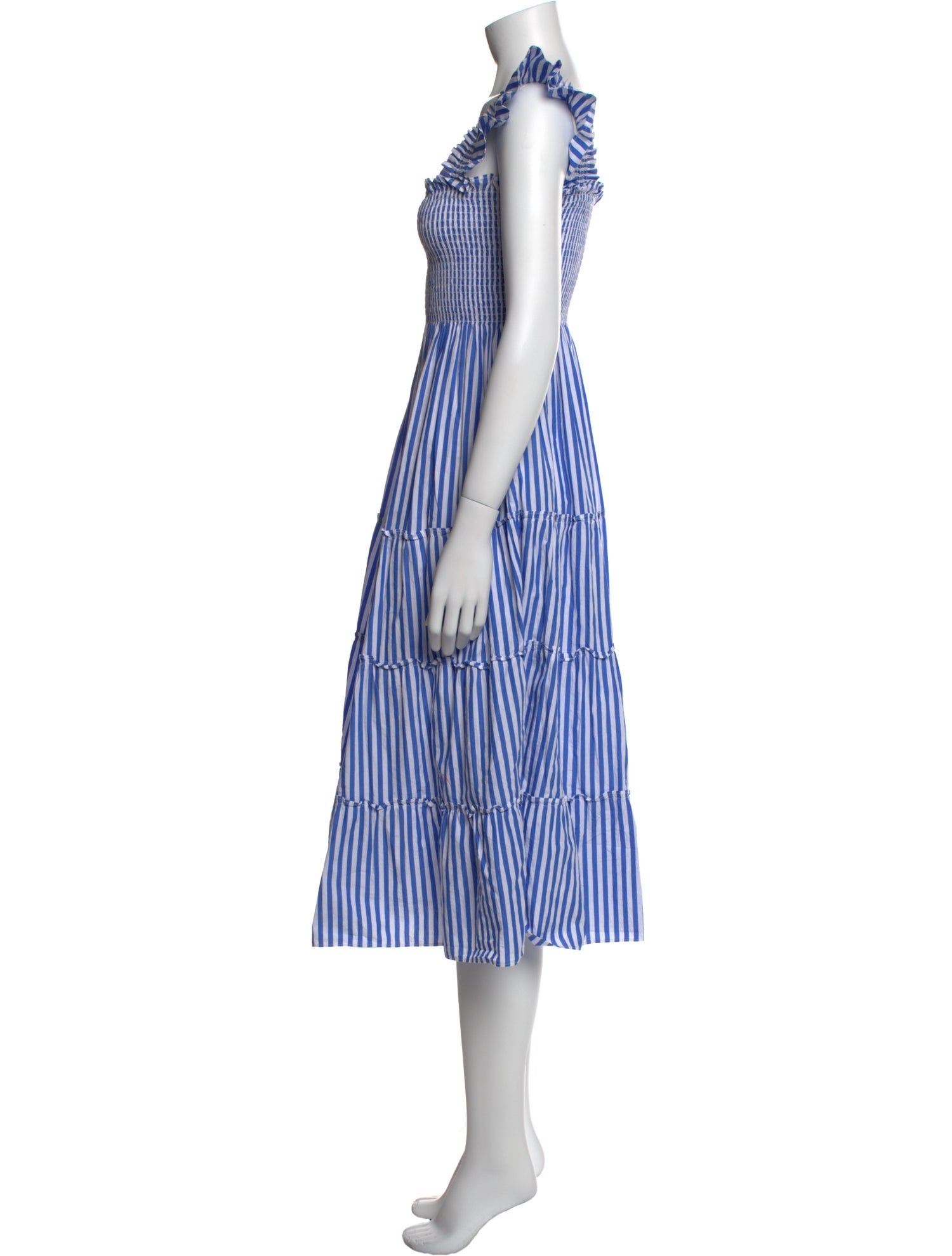 Hill House Home Striped Midi Length Dress