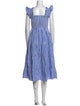Hill House Home Striped Midi Length Dress