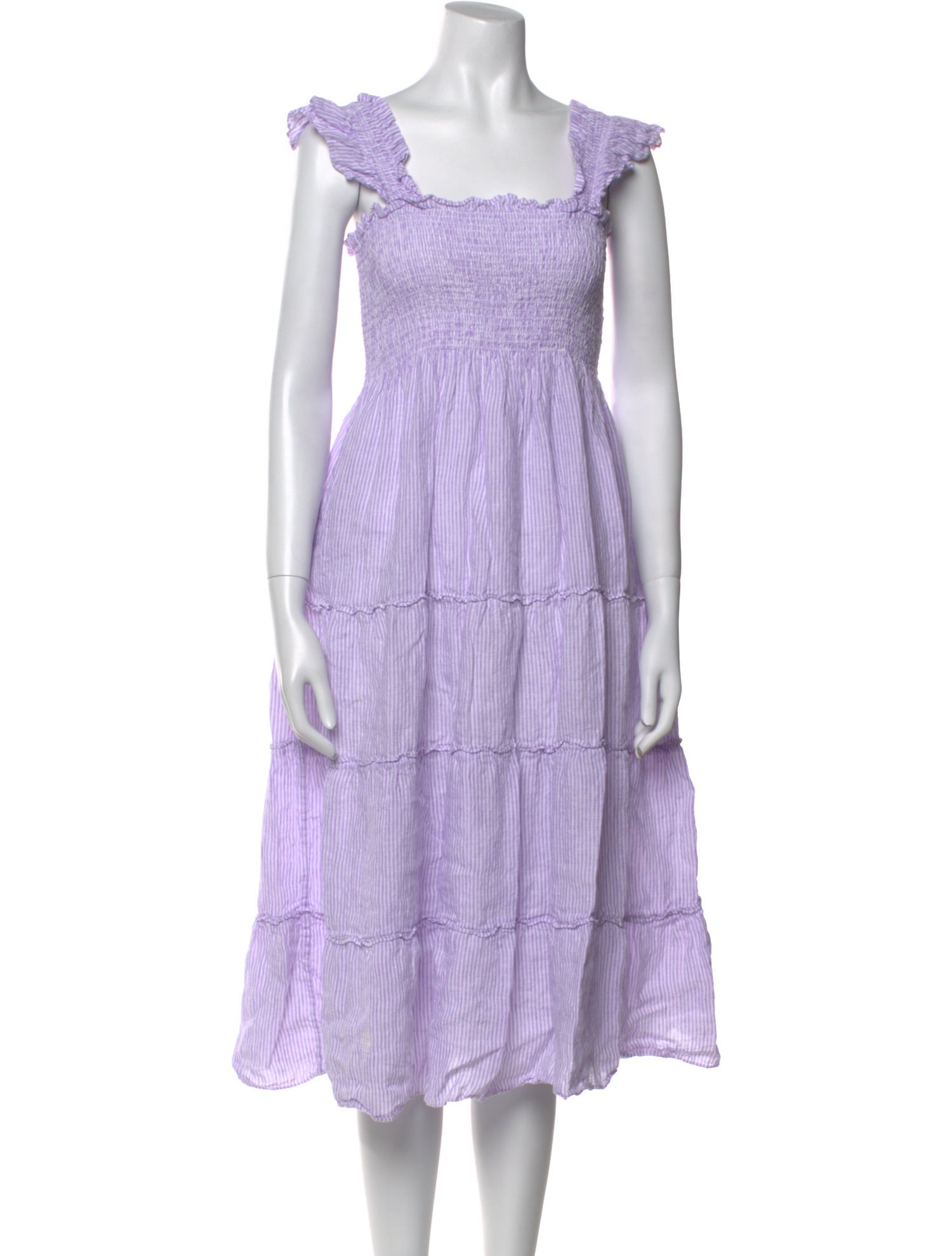 Hill House Home Linen Midi Length Dress