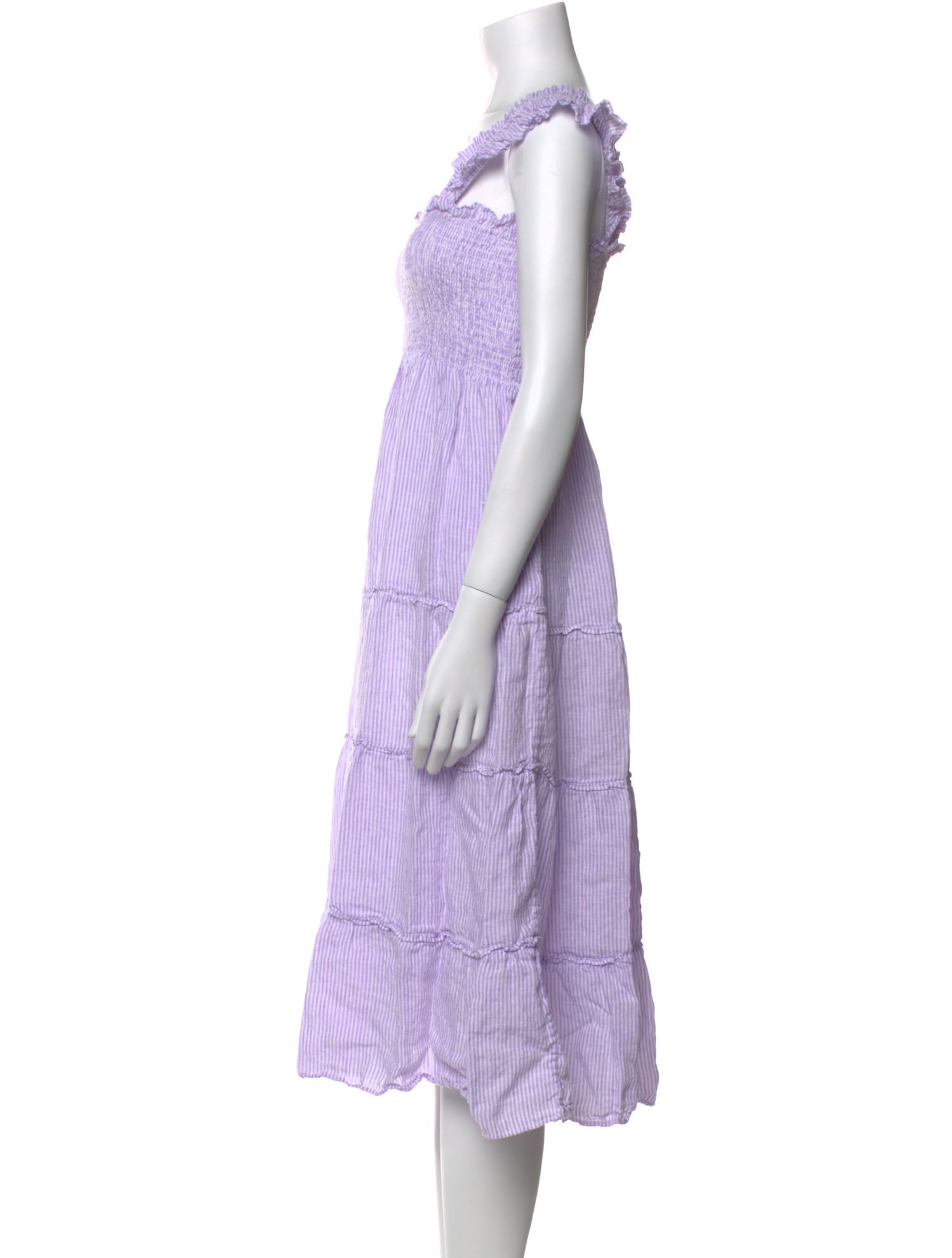 Hill House Home Linen Midi Length Dress