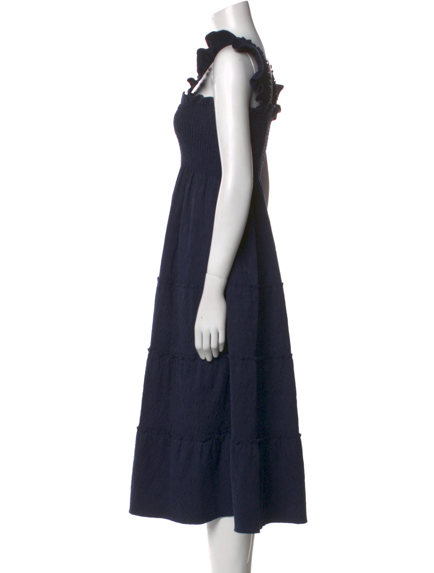 Hill House Home Square Neckline Midi Length Dress