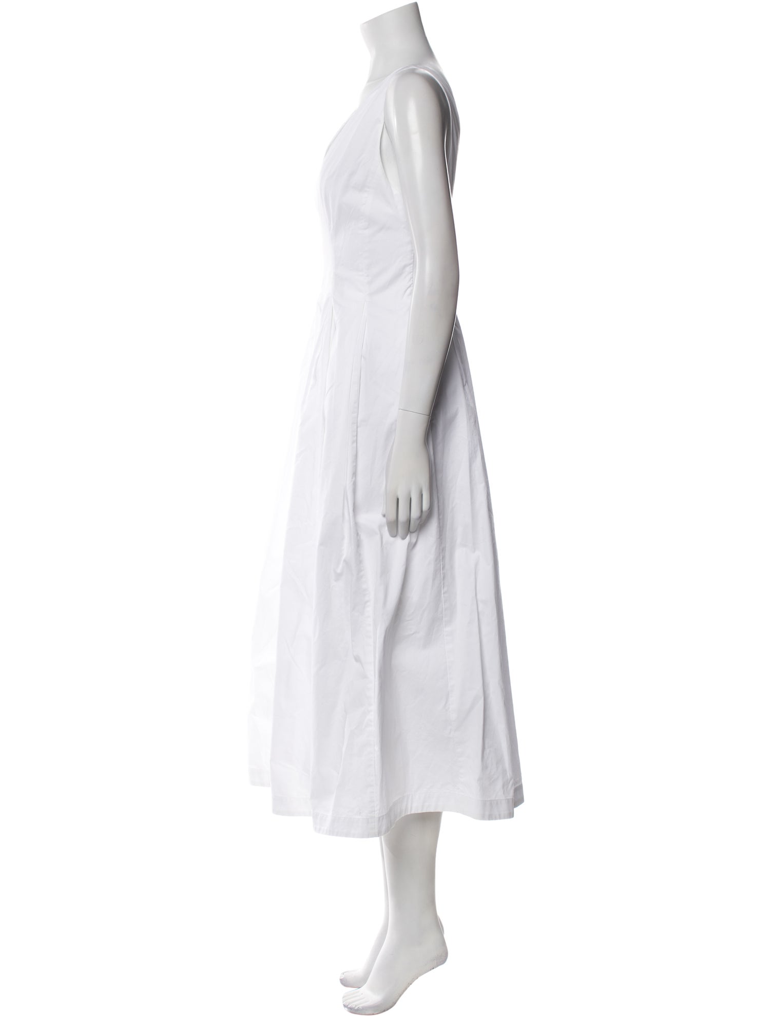 Hill House Home V-Neck Midi Length Dress