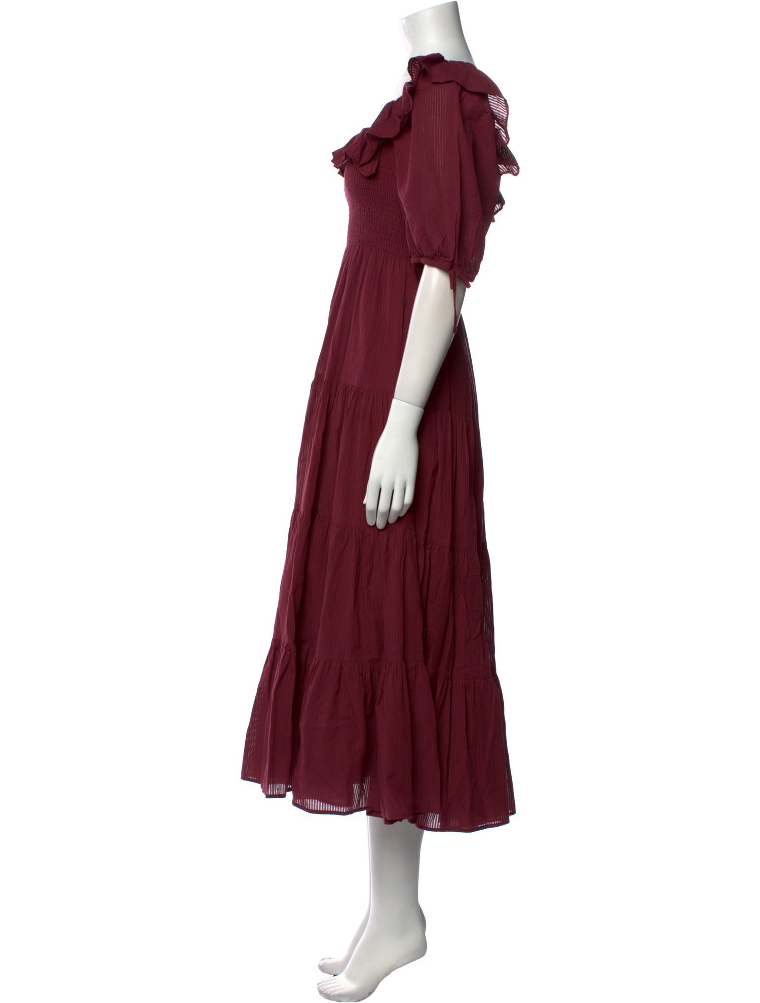 Hill House Home Square Neckline Midi Length Dress