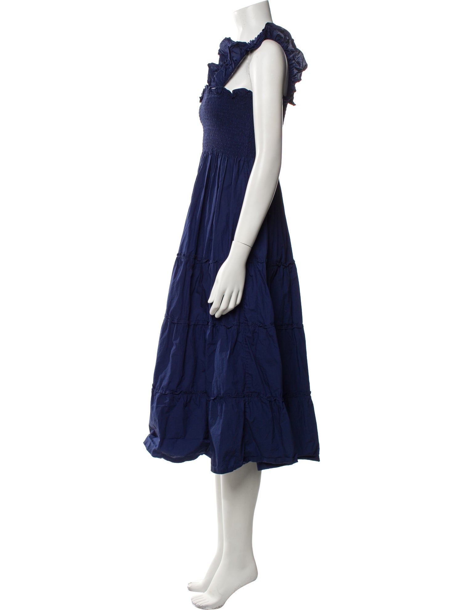 Hill House Home Square Neckline Midi Length Dress