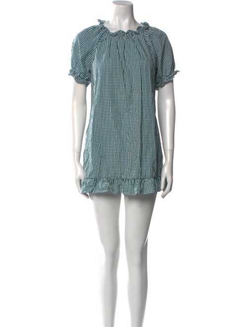 Hill House Home Plaid Print Mini Dress