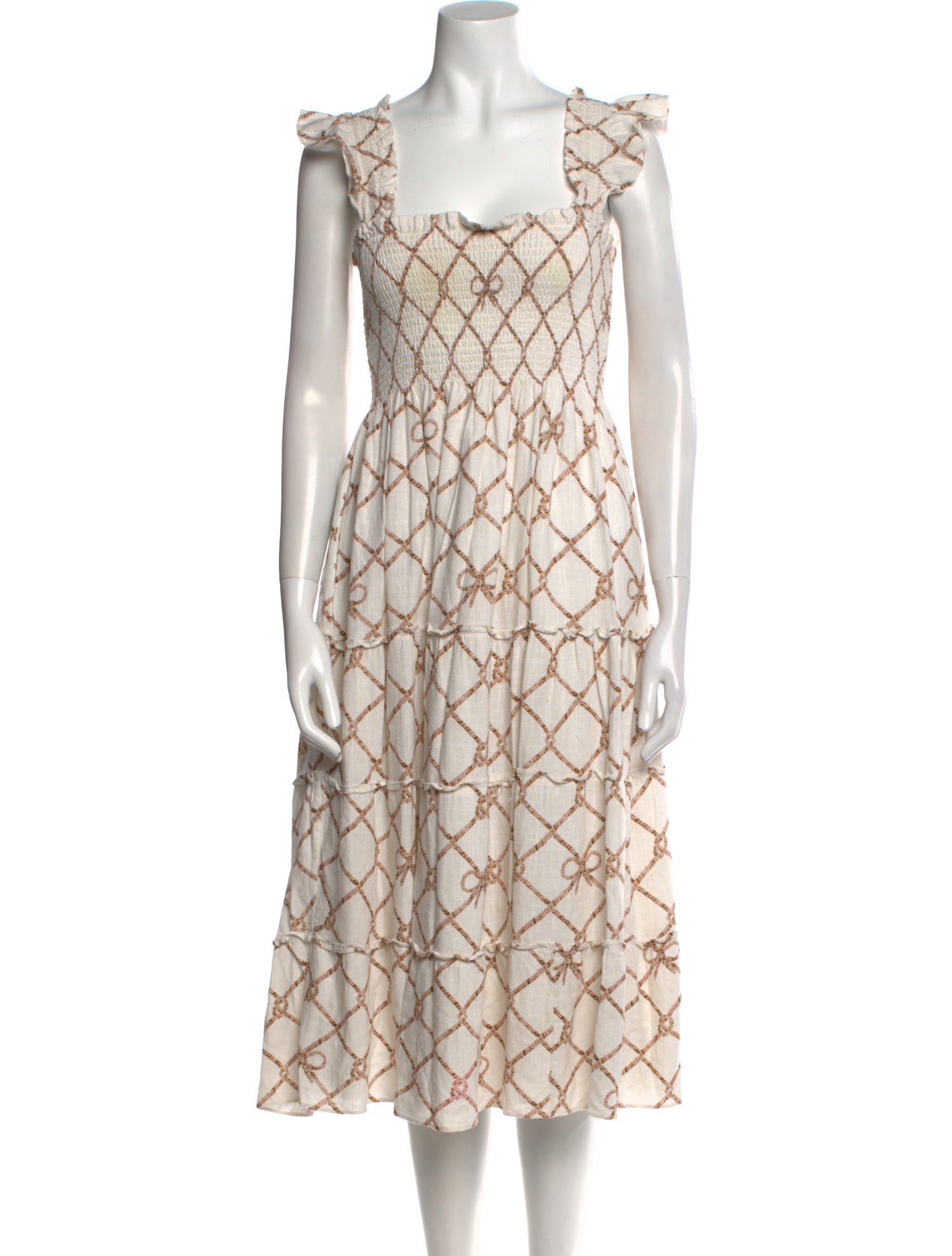 Hill House Home Printed Midi Length Dress