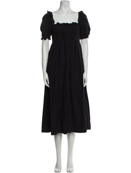 Hill House Home Square Neckline Midi Length Dress