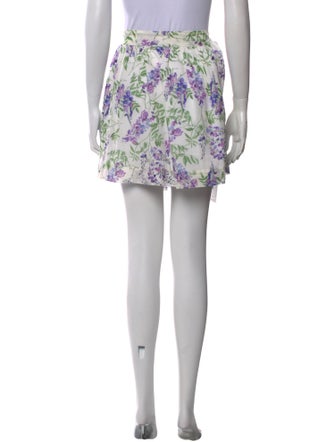 Hill House Home Floral Print Mini Skirt