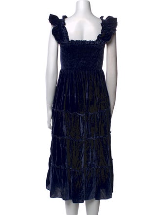 Hill House Home Printed Midi Length Dress