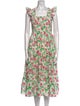 Hill House Home Floral Print Midi Length Dress