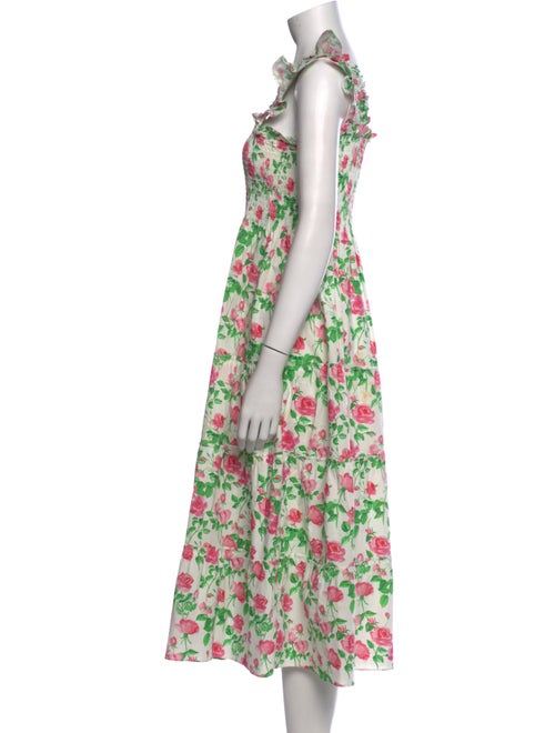 Hill House Home Floral Print Midi Length Dress