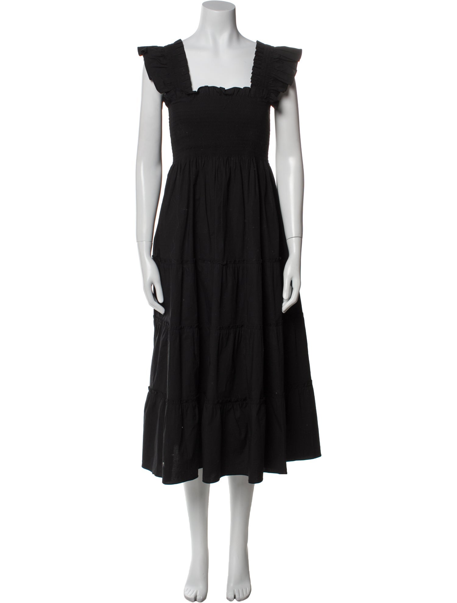 Hill House Home Square Neckline Midi Length Dress