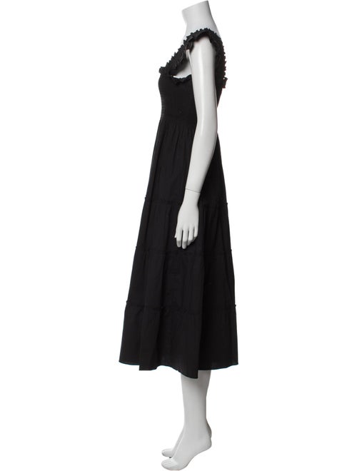 Hill House Home Square Neckline Midi Length Dress