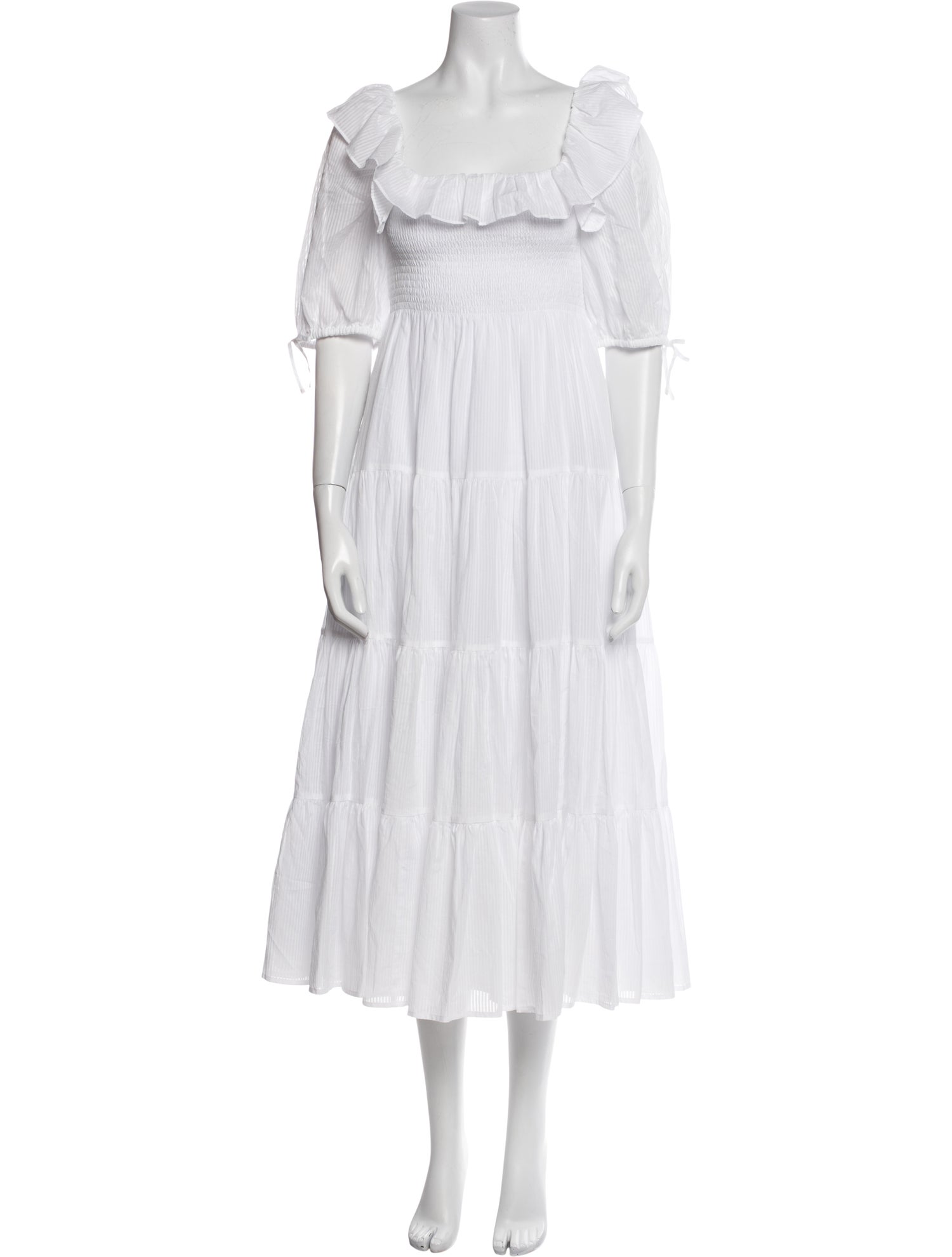 Hill House Home Square Neckline Midi Length Dress