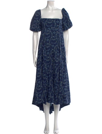 Hill House Home Floral Print Long Dress