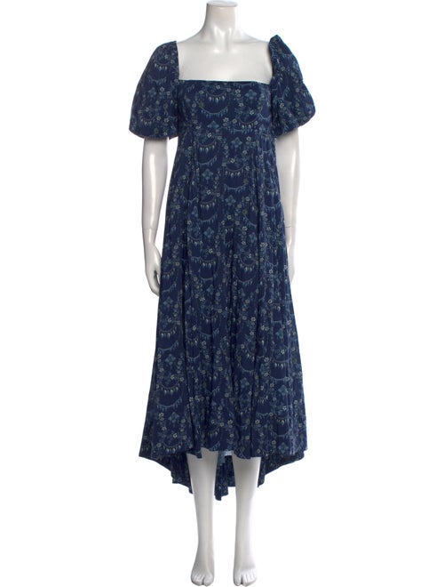 Hill House Home Floral Print Long Dress