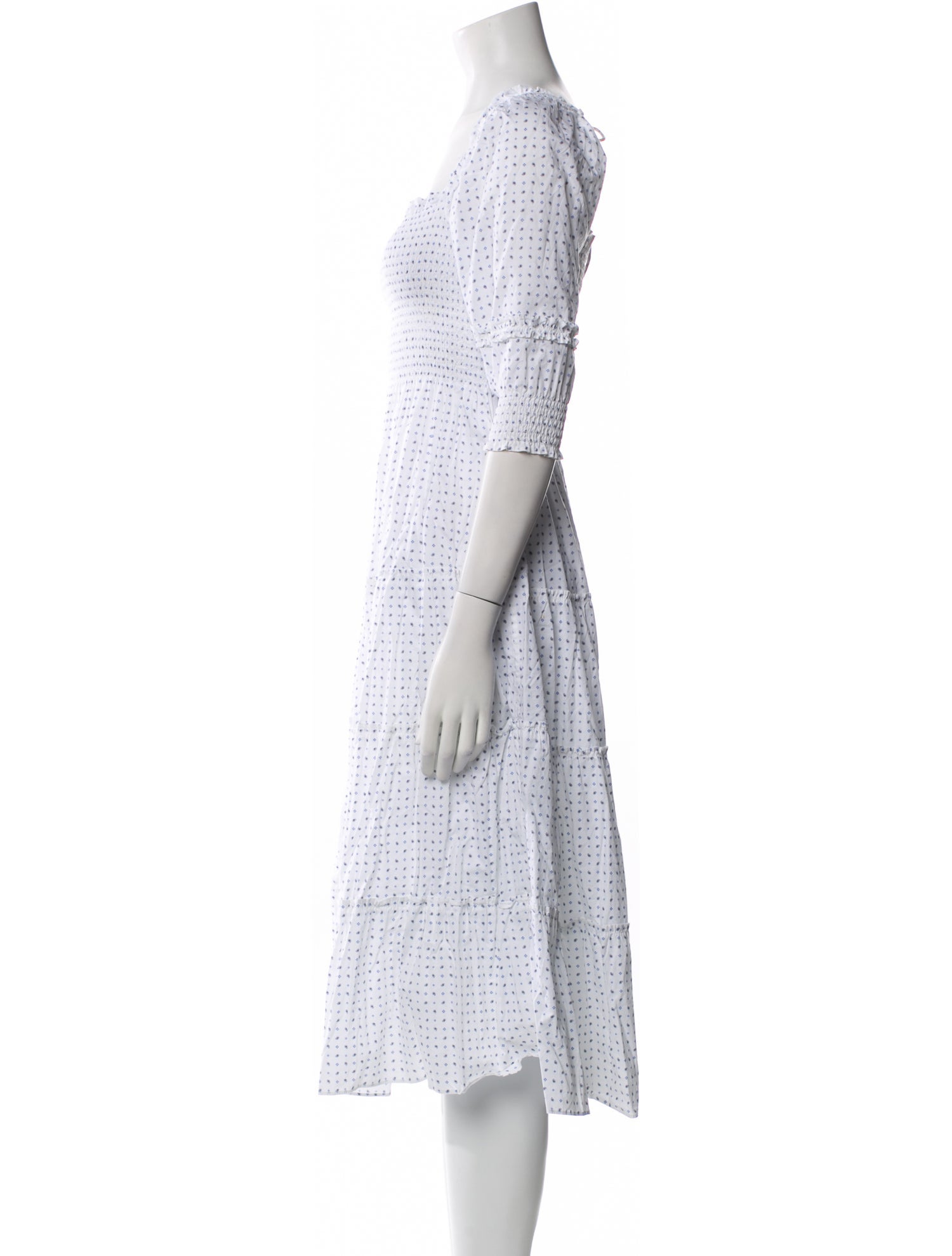 Hill House Home Square Neckline Midi Length Dress