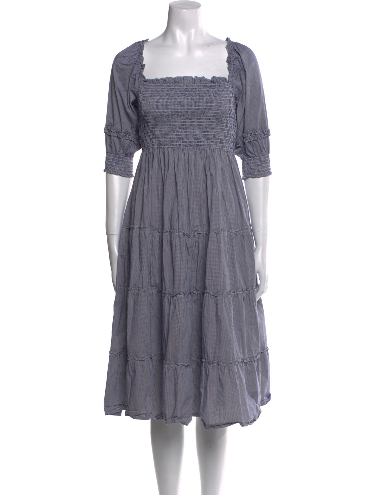 Hill House Home Square Neckline Knee-Length Dress