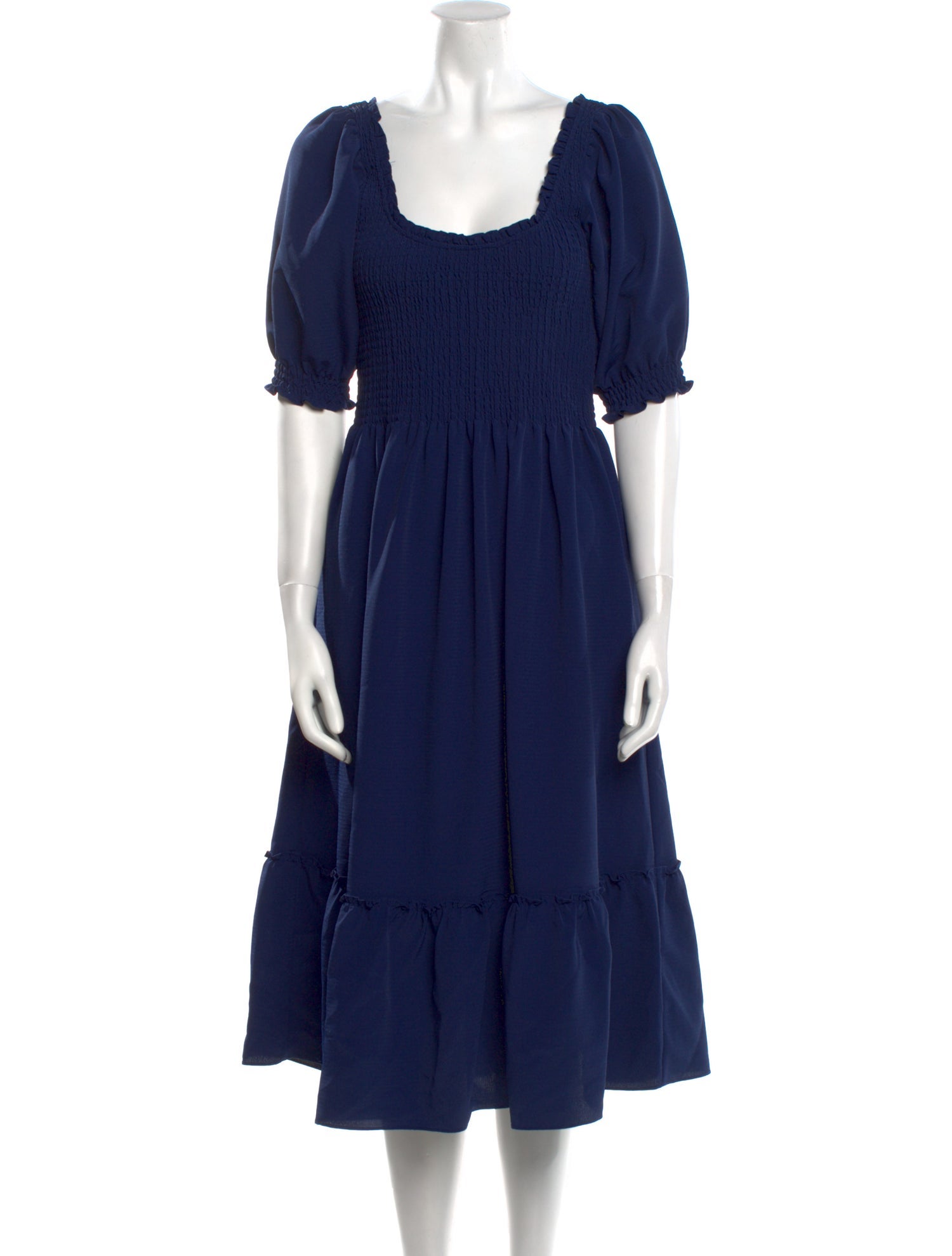 Hill House Home Square Neckline Midi Length Dress