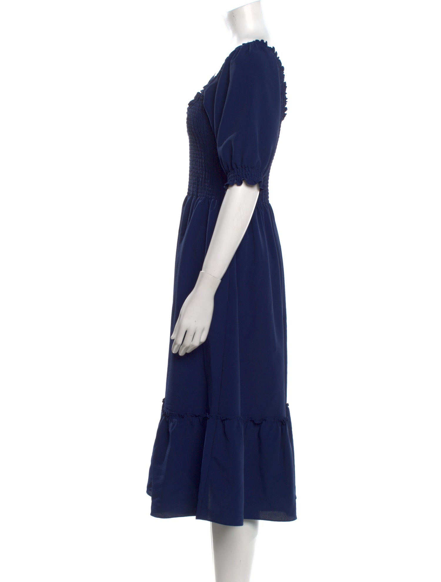 Hill House Home Square Neckline Midi Length Dress