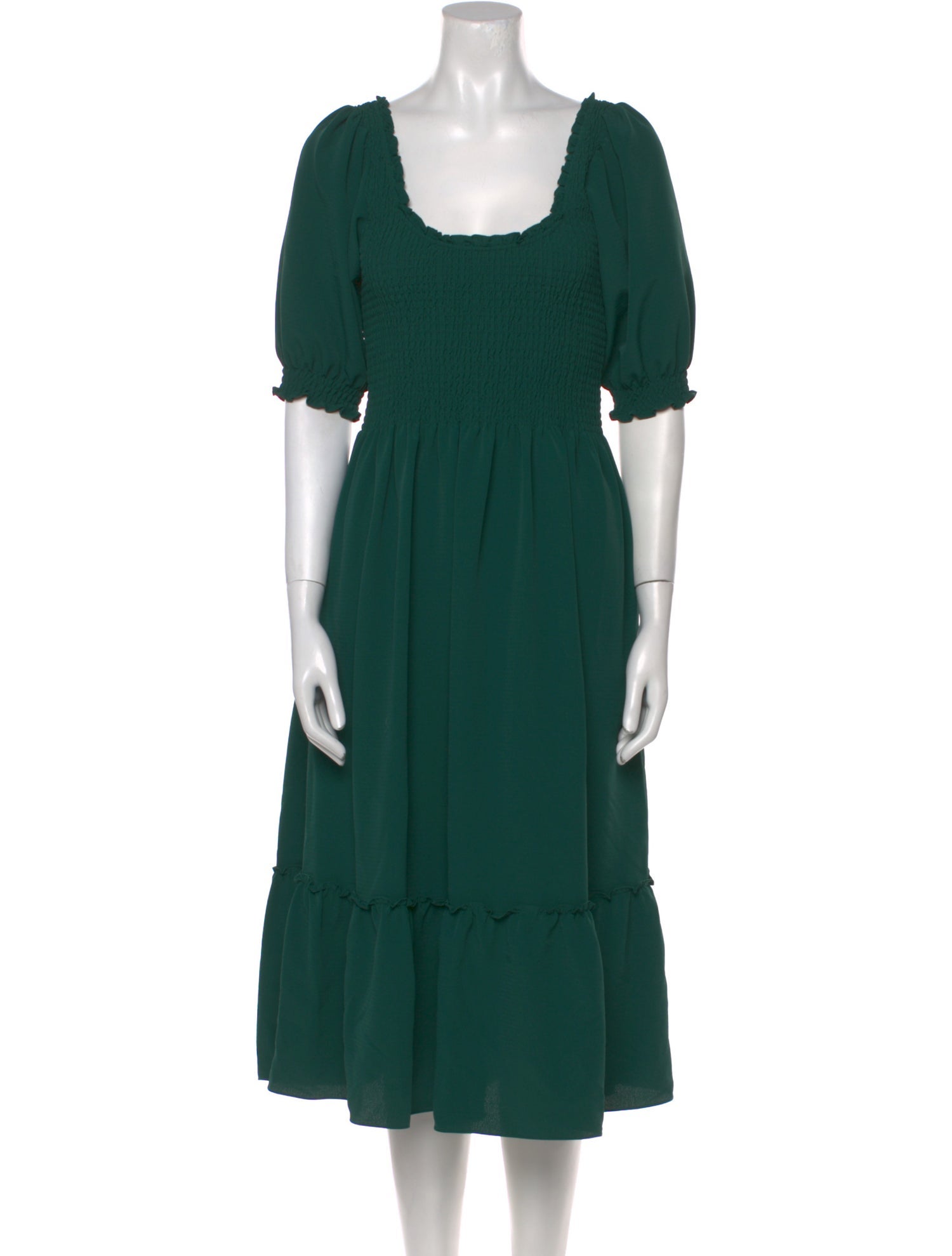 Hill House Home Square Neckline Midi Length Dress