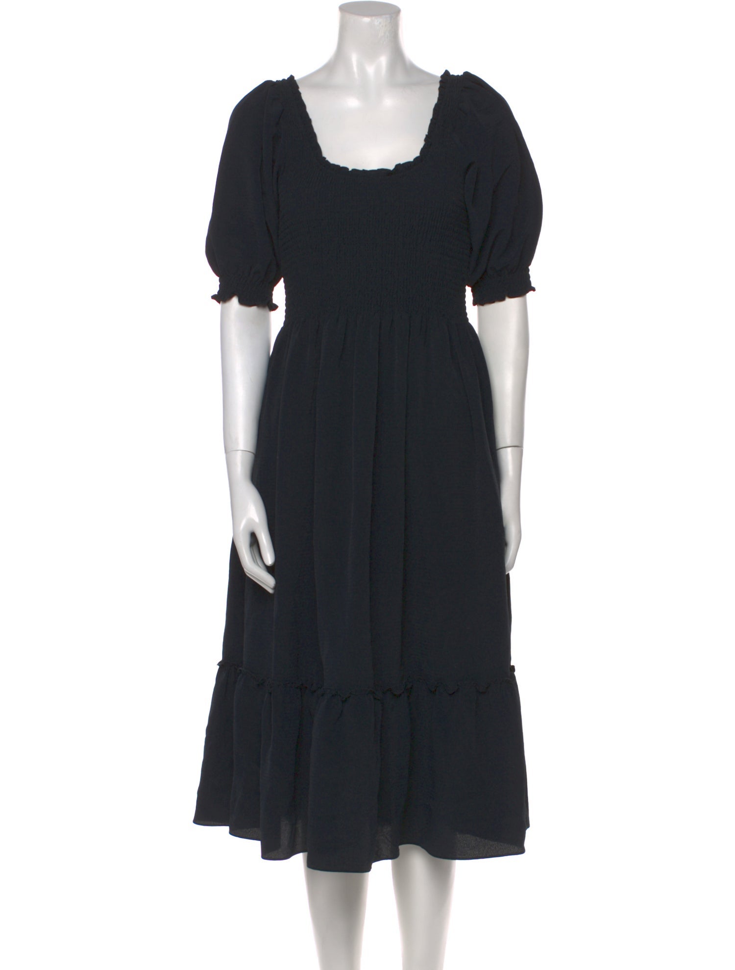 Hill House Home Square Neckline Midi Length Dress