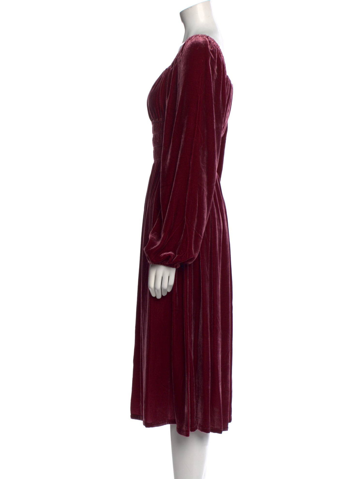 Hill House Home Square Neckline Midi Length Dress