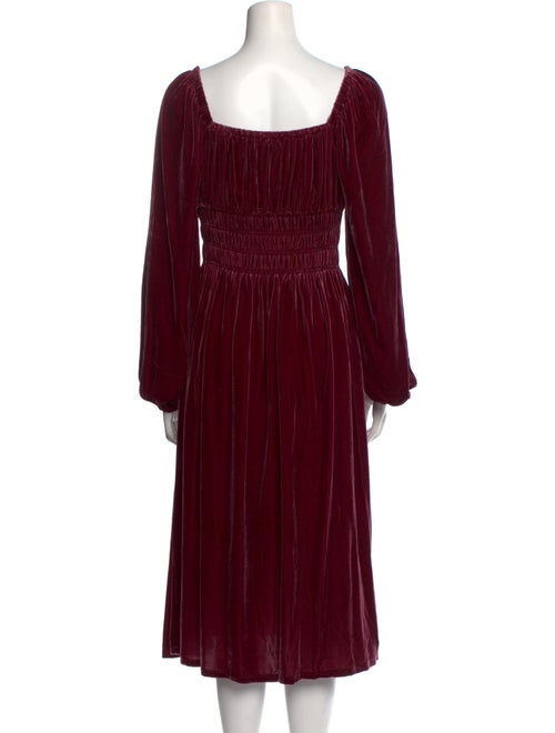 Hill House Home Square Neckline Midi Length Dress