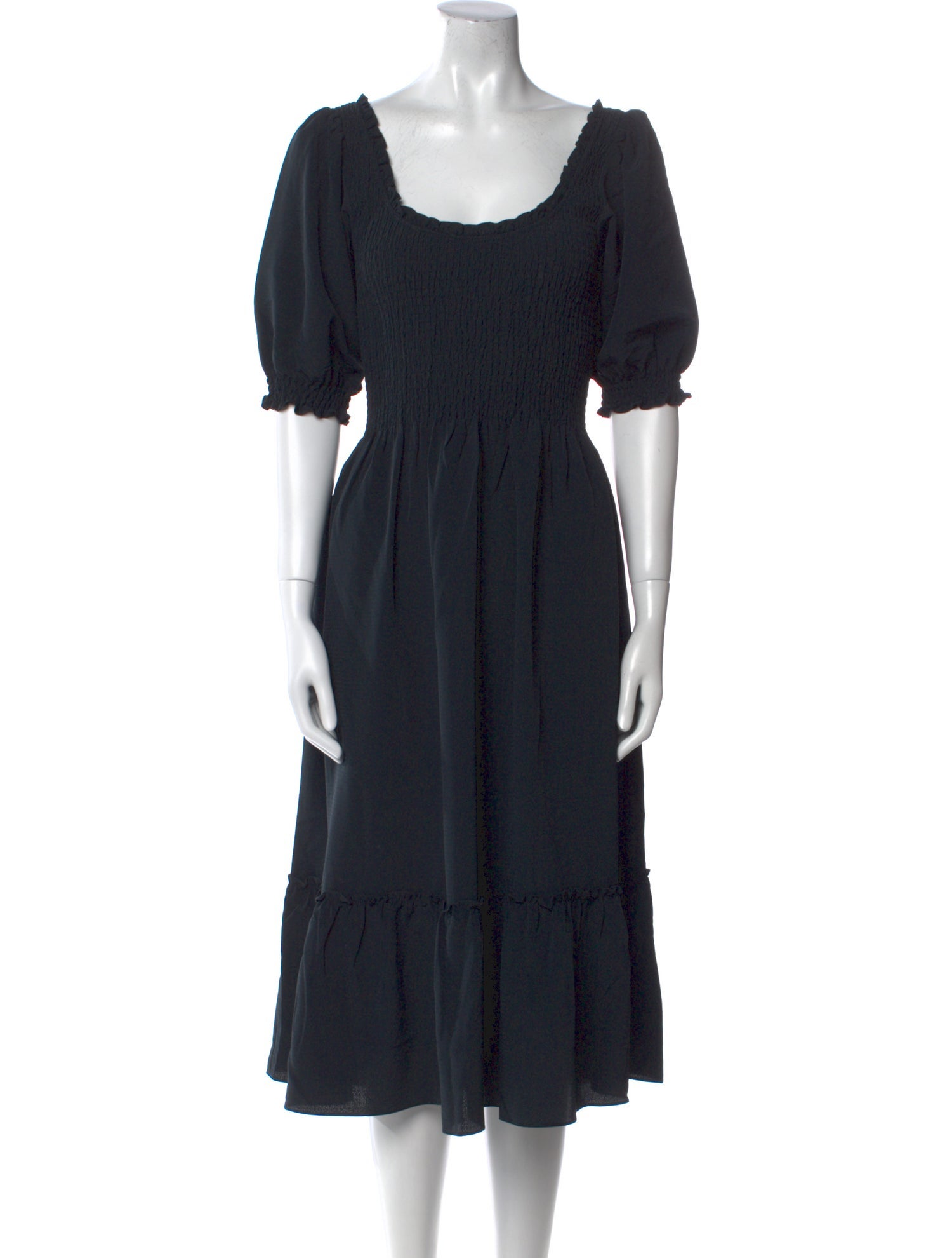 Hill House Home Scoop Neck Midi Length Dress