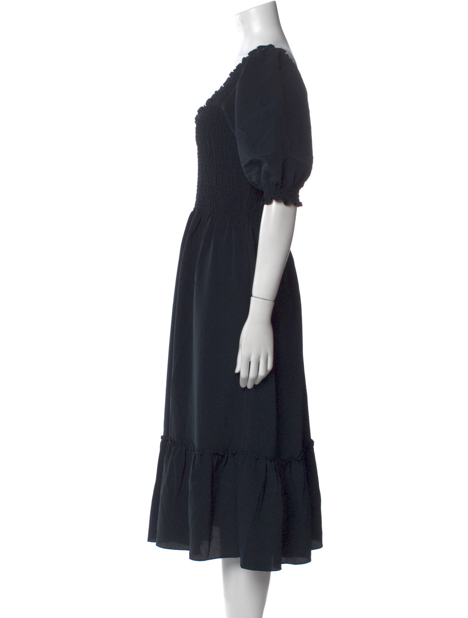 Hill House Home Scoop Neck Midi Length Dress