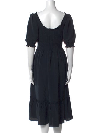 Hill House Home Scoop Neck Midi Length Dress