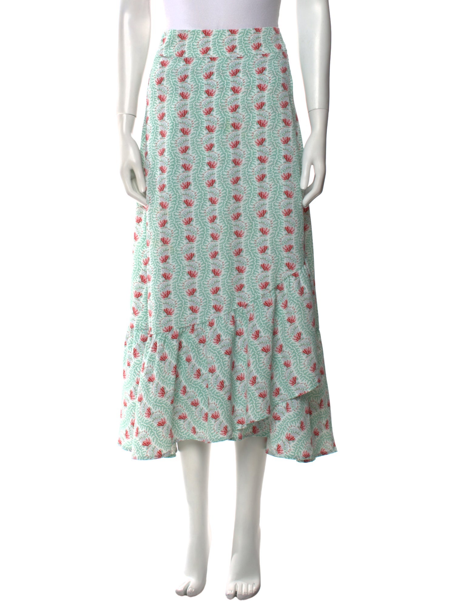 Hill House Home Printed Midi Length Skirt