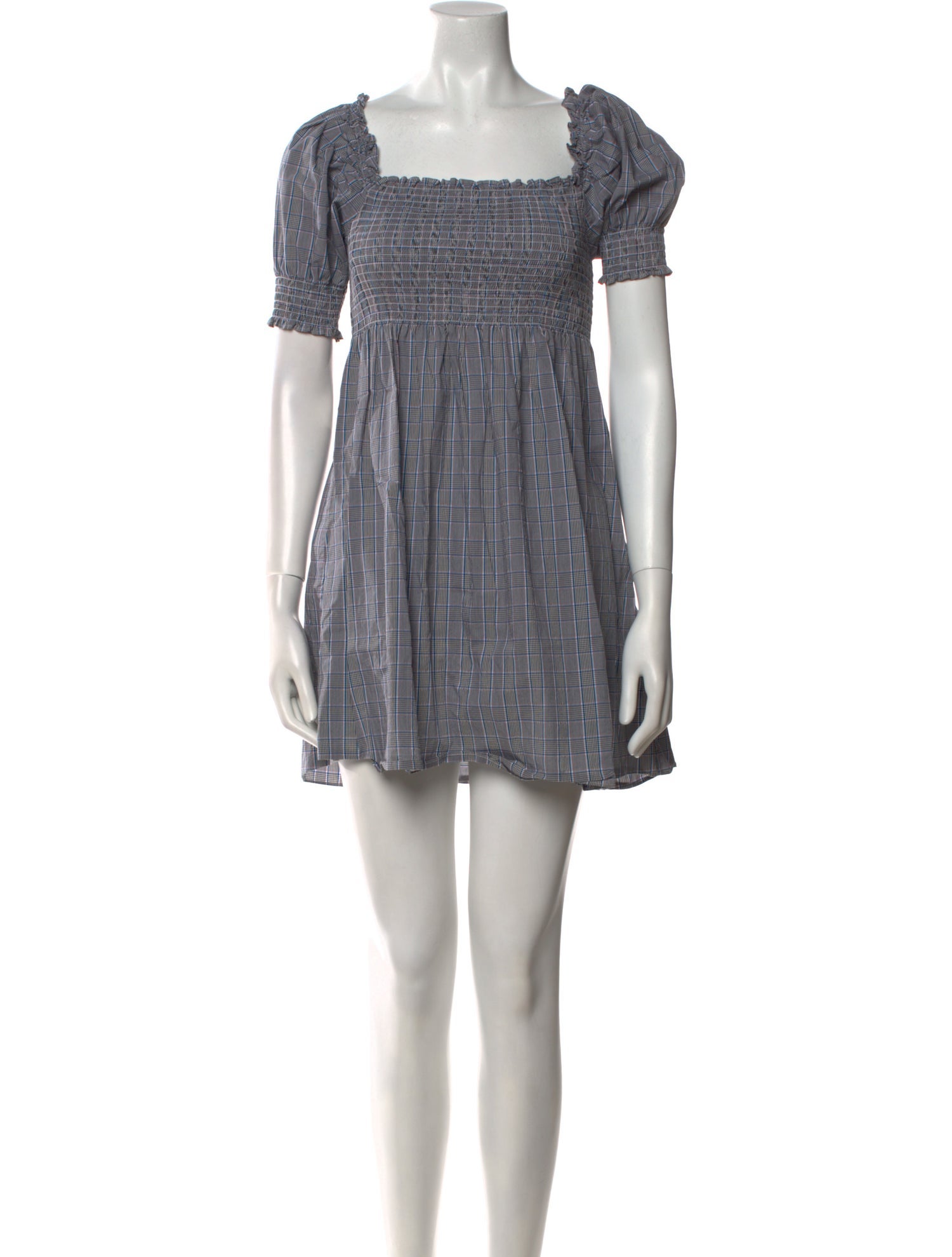 Hill House Home Plaid Print Mini Dress