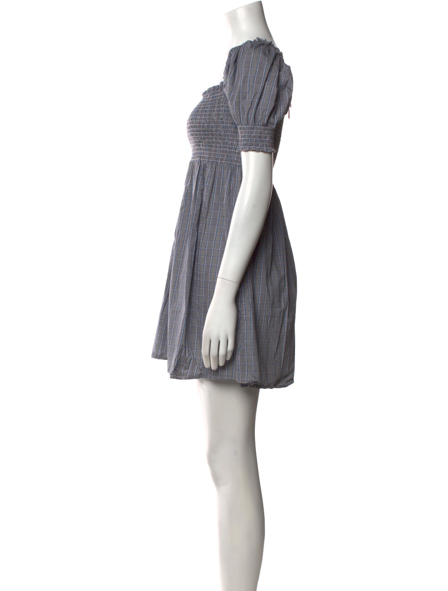 Hill House Home Plaid Print Mini Dress