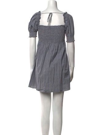 Hill House Home Plaid Print Mini Dress