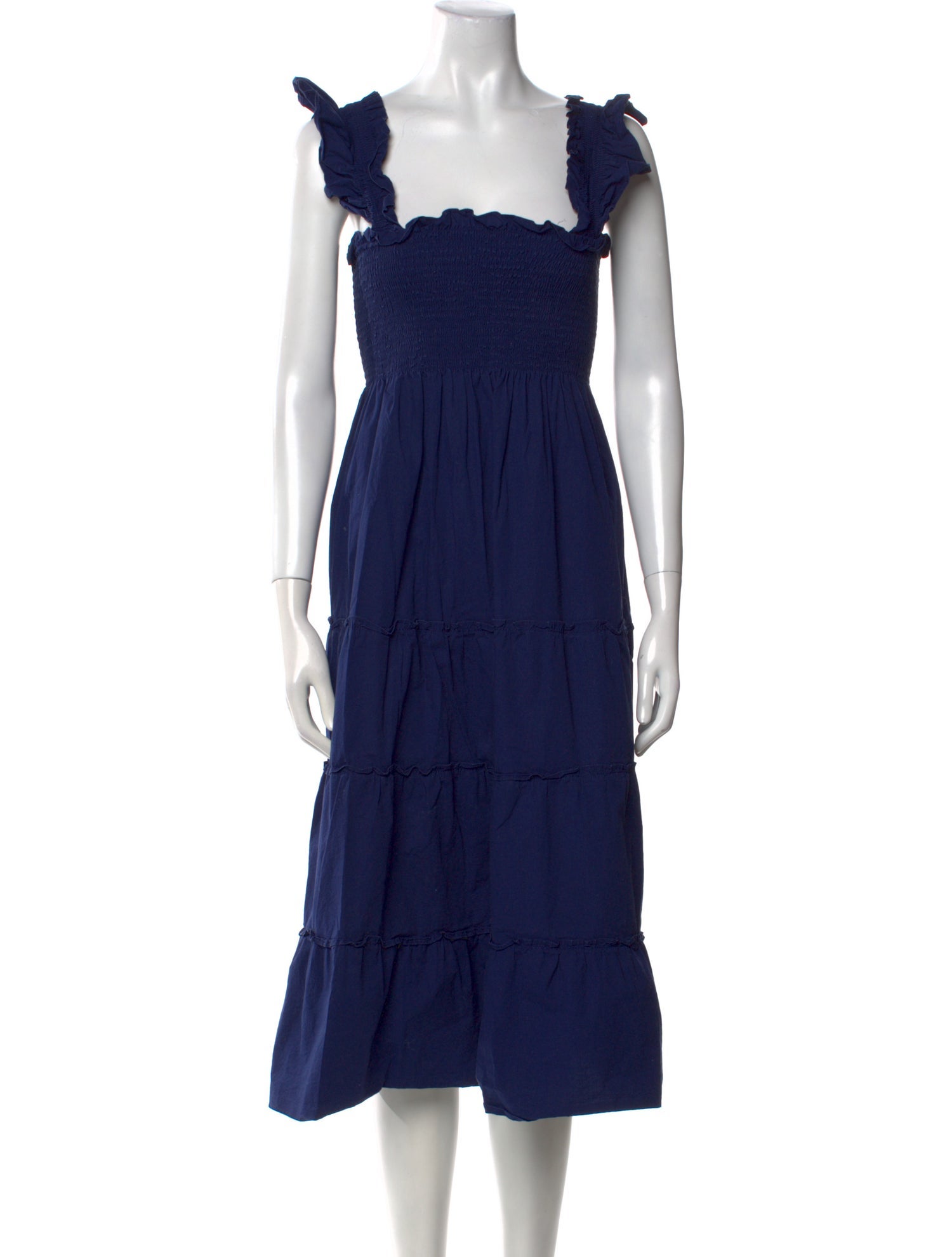 Hill House Home Square Neckline Midi Length Dress