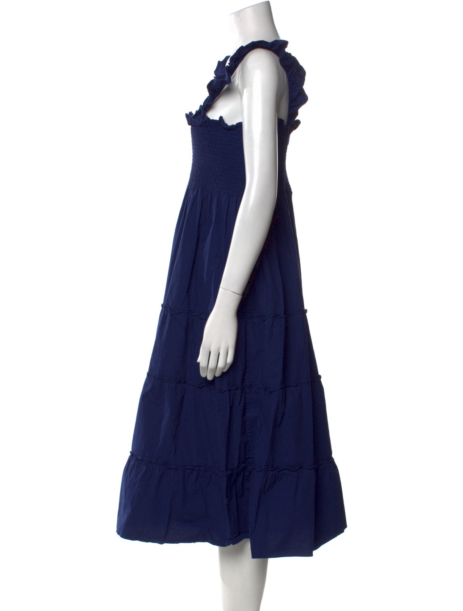 Hill House Home Square Neckline Midi Length Dress