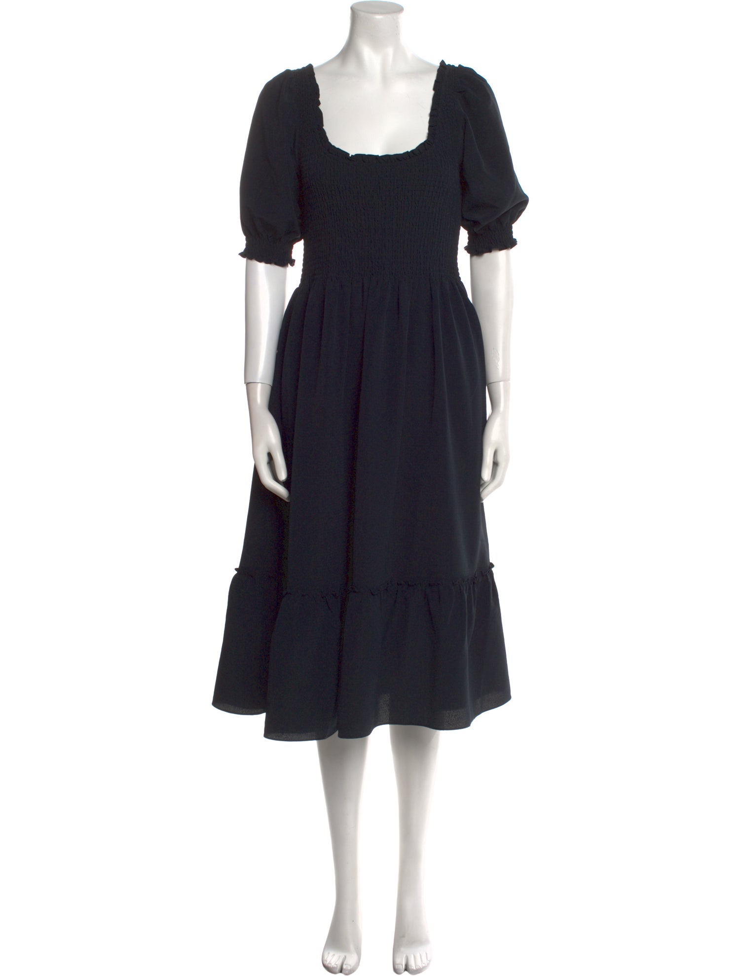 Hill House Home Square Neckline Midi Length Dress