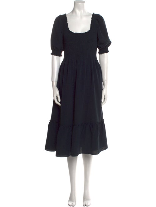 Hill House Home Square Neckline Midi Length Dress