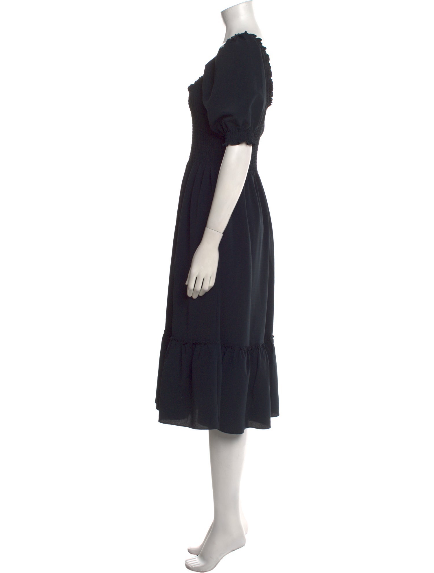 Hill House Home Square Neckline Midi Length Dress