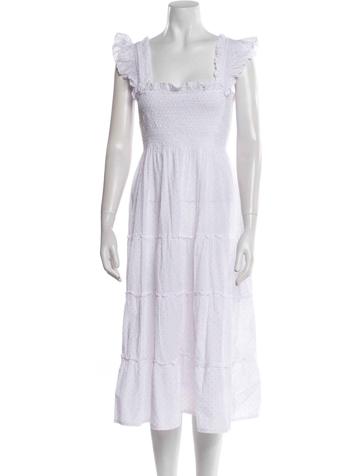 Hill House Home Square Neckline Midi Length Dress