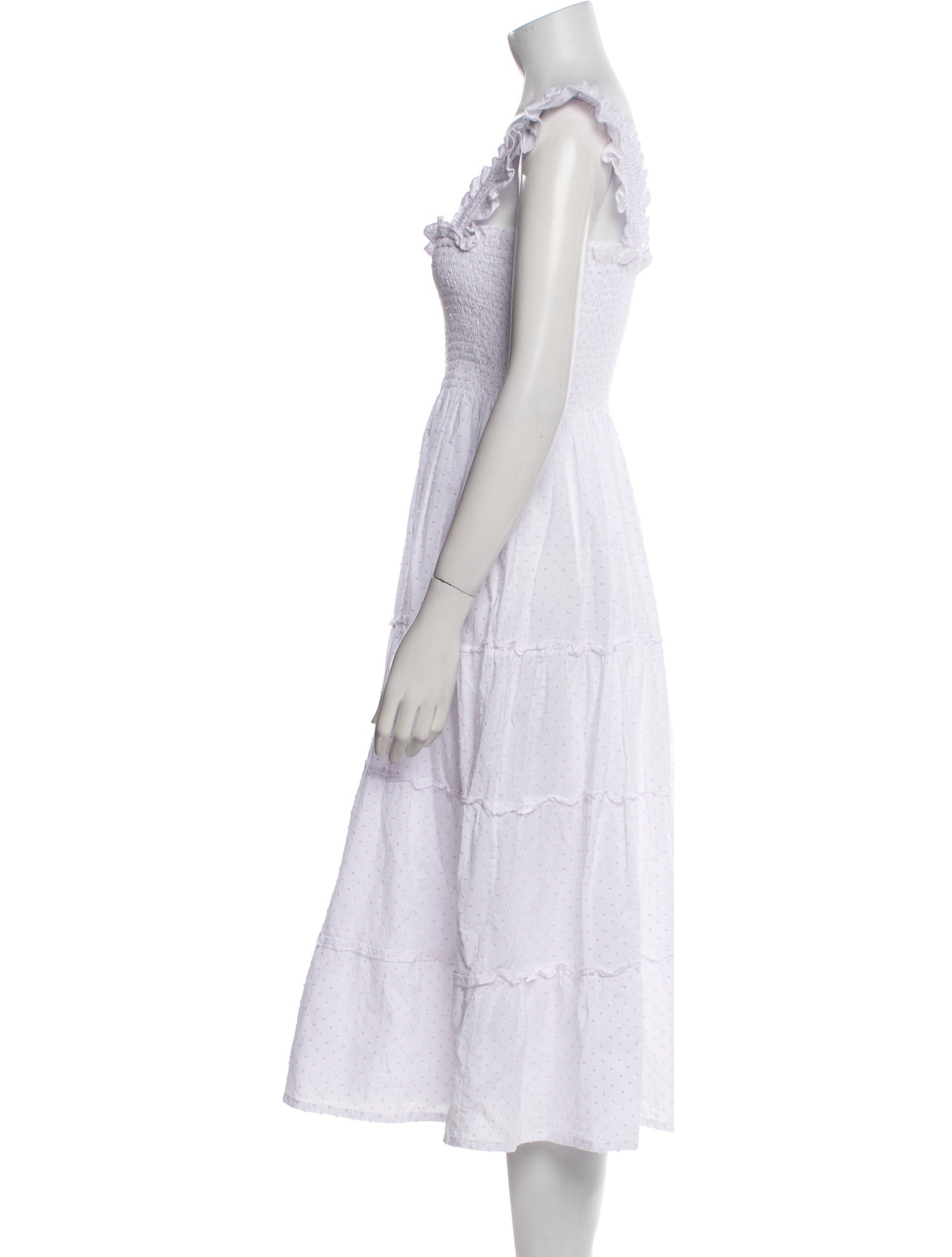 Hill House Home Square Neckline Midi Length Dress