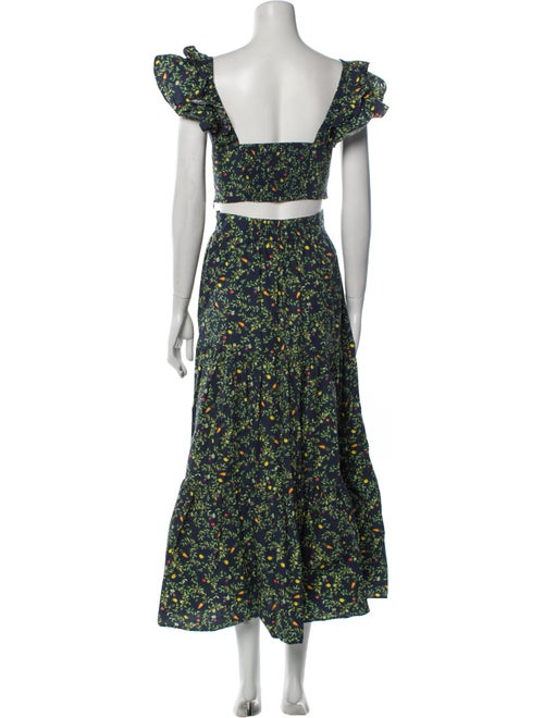 Hill House Home Printed Bow Accents Skirt Set