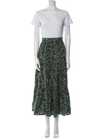 Hill House Home Printed Bow Accents Skirt Set