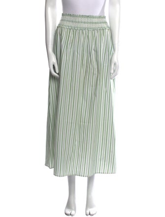 Hill House Home Striped Midi Length Skirt