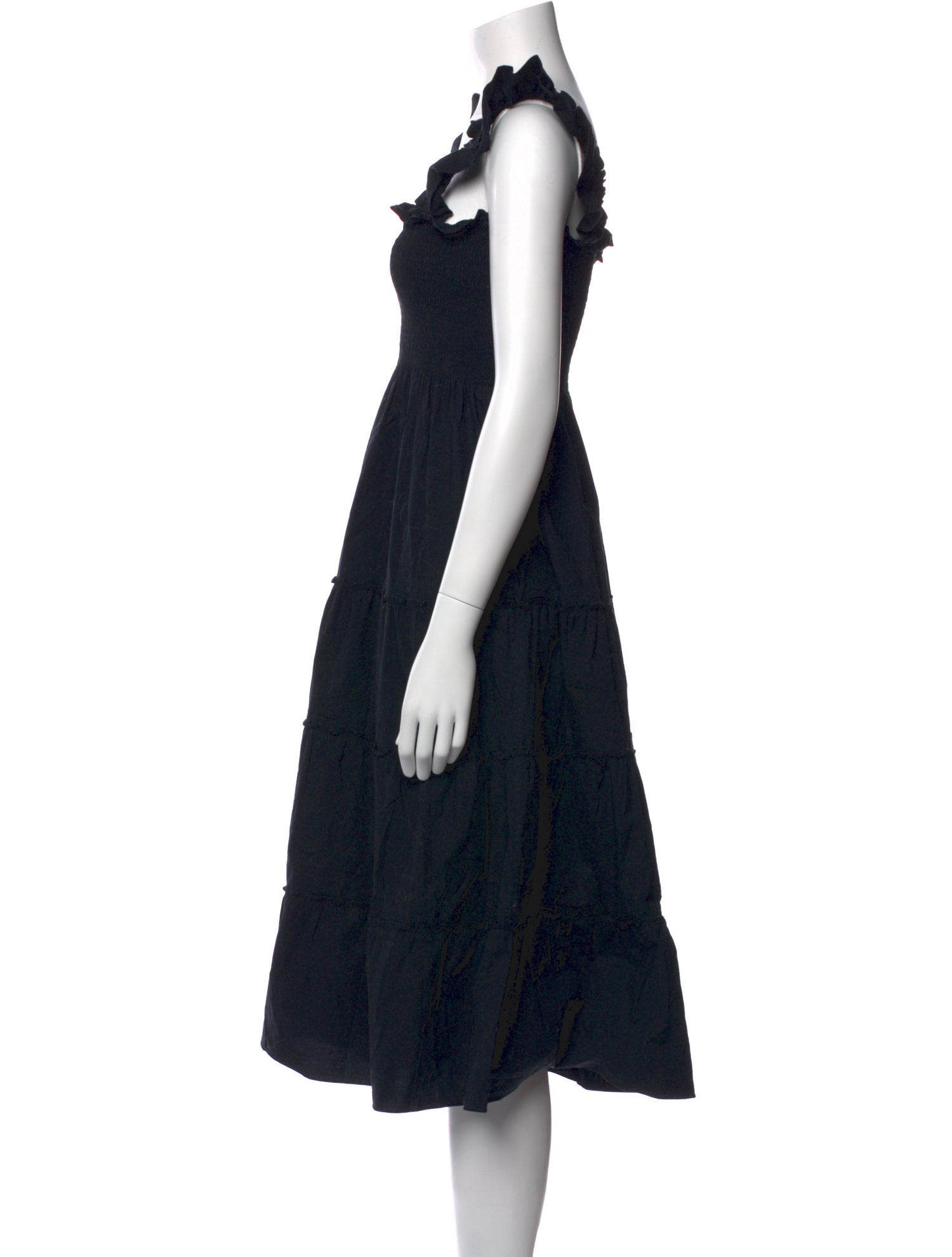 Hill House Home Square Neckline Midi Length Dress