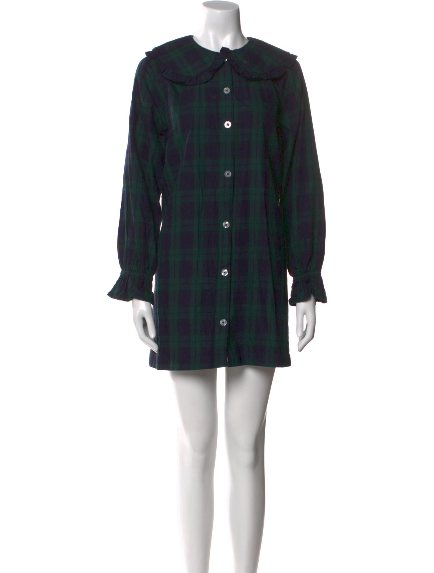 Hill House Home Plaid Print Knee-Length Dress